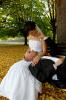 Svatebn� fotky z parku