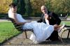 Svatebn� fotky z parku